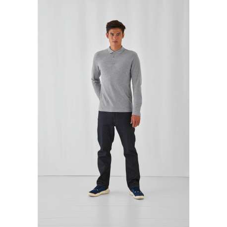 Polo homme manches longues