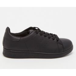 Baskets noires style stan smith