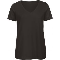 T-shirt col V en coton BIO